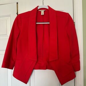 White House Black Market Vibrant Orange Jacket